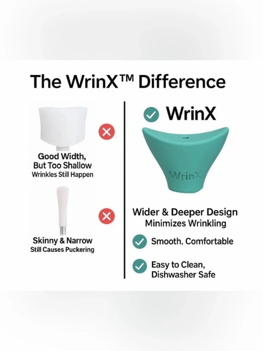 Dentist- Designed Anti-Wrinkle Silicone Straw Topper Attachment for Lips | 2 ...